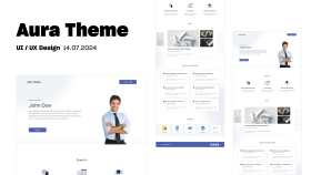 Aura Theme - Web UI Design 