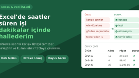 Excel Düzenleme