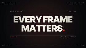 Every Frame Matters — Minimal Motion Design