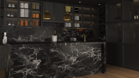 Modern Kitchen Interior Visualization | 3ds Max & V-Ray