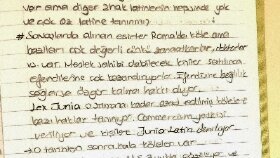 El yazısı örneklerim