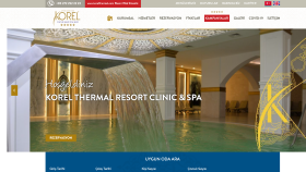 Korel Thermal Otel Web Sitesi
