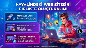 senin için özel kodlanmış bir web sitesi yapabilirim
