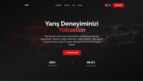 RaceHUD firması için Uİ site çalışmam.