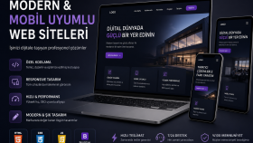 modern ve mobil uyumlu web siteleri geliştiriyorum