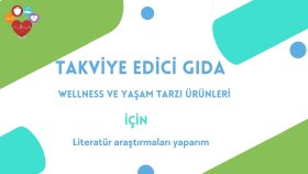 mevzuata uygun takviye edici gıda tanıtımı hazırlarım