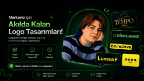 markanız için modern logo tasarlarım
