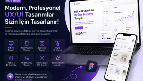 Figma ile ux/ui tasarımlarınızı yapabilirim