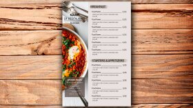 restoranınız için özel ve çekici menüler tasarlarım