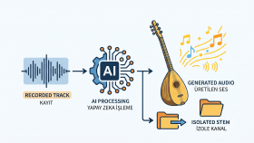 Yapay Zeka ile Bağlama Kaydı Üretimi