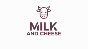 milk and cheese konsept ve logo tasarımı