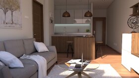 mimari iç mekan mutfak salon 3d proje yaparım