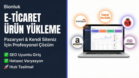 e ticaret pazaryeri ve sitenize ürün yüklemeleri yapabilirim