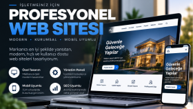 modern ve profesyonel kurumsal internet sitesi tasarlıyorum