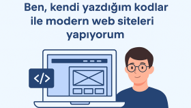kendi yazdığım kodlar ile modern web siteleri yapıyorum