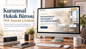 hukuk büroları için SEO uyumlu kurumsal web sitesi yaparım