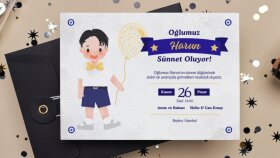 Sünnet Davetiye Tasarımları