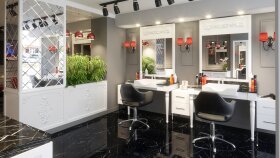 Florya kuaför salon tasarımı