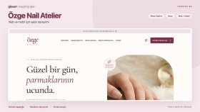 Özge Nail Atelier — Web ve Mobil Salon Deneyimi