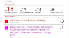 Turnitin ile intihal raporu hazırlarım