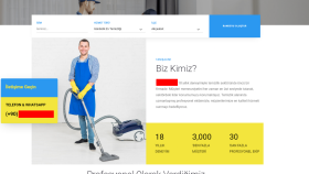 Temizlik Firması İçin Web Sitesi Tasarlandı