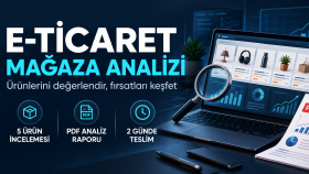 e-ticaret mağazanızı analiz eder ve gelişim planı sunarım