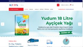 Kupa Gıda E-Ticaret Tasarımı