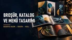 işletmeniz için broşür, katalog ve menü tasarlarım