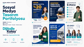 Başarı Odaklı Dershane Sosyal Medya Tasarımları