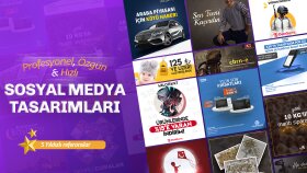 markanız için profesyonel sosyal medya tasarımları yaparım