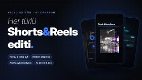 her türlü Shorts videonuzu profesyonel şekilde editlerim