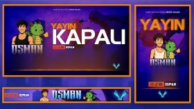 twitch için profesyonel yayıncı afişi hazırlarım
