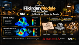 ANSYS ile statik ve dinamik yapısal analiz yaparım