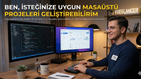isteğinize uygun masaüstü projeleri geliştirebilirim