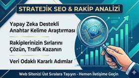 siteniz için anahtar kelime ve rakip analizi yapabilirim