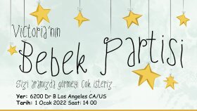 Baby Shower Örnek