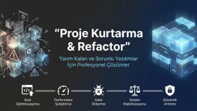 yarım kalan yazılım projelerinizi toparlarım