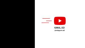 Youtube Kanal İntrosu