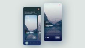 Recommendation Travel App UI/UX Concept