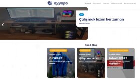 Kişisel blog sitesi,Admin Panelli,Loglar tutulur,slider var.