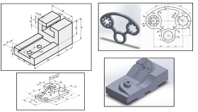 teknik resim ve 3d modellerinizi solidWorks ile çizebilirim