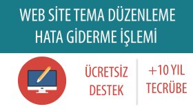 Web Site Düzenleme İşlemi Gerçekleştirildi