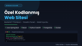 Java Spring Boot ve React ile web sitesi kodlayabilirim