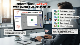 laravel ile profesyonel bir web uygulaması oluşturabilirim