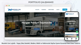 Nakliyat & Lojistik Firması İçin Kurumsal İnternet Sitesi