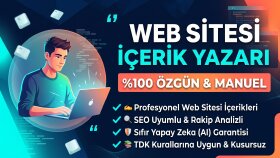 web siteniz için özgün ve kurumsal içerikler yazarım