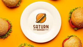 Saturn Burger - Logo Tasarımı