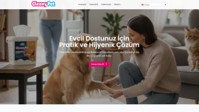CleenyPet Landing Website Tasarımı