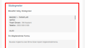WooCommerce Sözleşmeler Eklentisi
