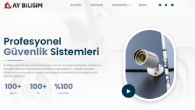 Ay Bilişim İçin Güvenlik Sistemleri Web Sitesi Hazırladık